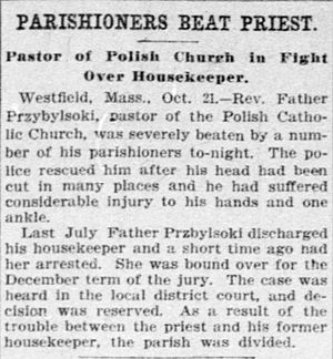 Parishioners Beat Priest
