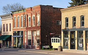 Much of downtown Lanesboro is listed on the National Register of Historic Places