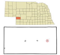 Location of Elsie, Nebraska