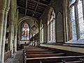 Pews in St John the Baptist church in Tideswell