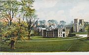 Postcard St. Germans and Port Eliot Cornwall, seat of Lord Eliot 2