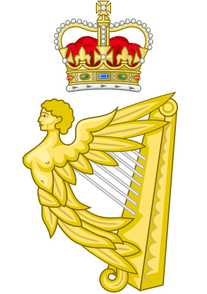 Royal Harp Badge of Ireland