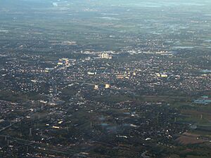 San Fernando City proper from air (Pampanga; 12-09-2023)