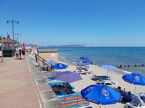 Shanklin beach, Isle of Wight, UK