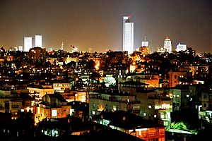 Skyline of Gush Dan, Tel Aviv, Israel (2003)