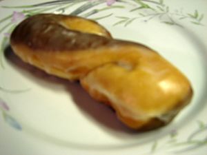 Small glazed tiger tail doughnut.jpg