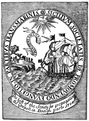 Society for Propagating the Gospel seal