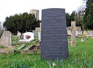 Swaffham Prior, the grave of the poet Edwin Muir (1887-1959) - geograph.org.uk - 2334831
