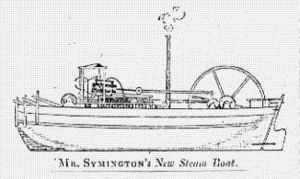 Symington's steam boat model c. 1800