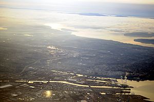 Tacoma, Washington aerial view 01