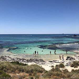 The Basin on Rottnest Island in 2019