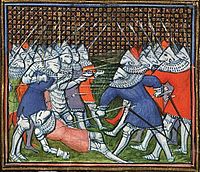 The death of Sir John Chandos at Lussac