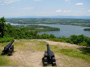 View from Mount Defiance, Ticonderoga, NY