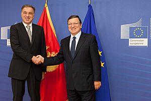 Visit of Filip Vujanović, President of Montenegro, to the EC (1)