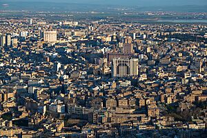 Vue d'Oran depuis le sommet du Murdjajo, Algérie