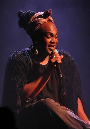 Zaachariaha Fielding sings "Nina" in Adelaide, South Australia