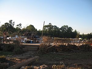 2011 Philadelphia, Mississippi, tornado destroyed home.JPG