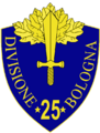 25a Divisione Fanteria Bologna