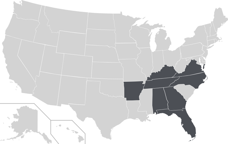 ASUN Map