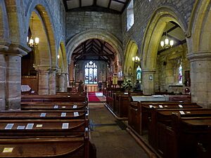 All Saints Church, Kirk Deighton, Interior (geograph 2165311)