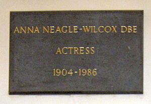 Anna Neagle Plaque Covent Garden