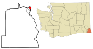 Location of Clarkston, Washington