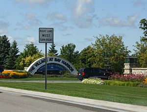 Bay Harbor Michigan Sign