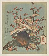 Benkei crab and plum blossom (CBL J 2080)