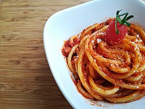 Bucatini allamatriciana