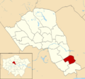 Camden UK ward map highlighting King's Cross