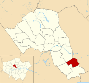 Camden UK ward map highlighting King's Cross