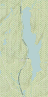 Carte lac Jacques-Cartier