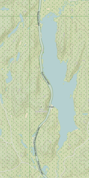 Carte lac Jacques-Cartier