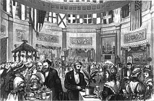 Centennial Tea Party US Capitol 1875