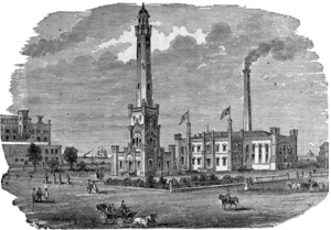 Chicago Water Tower & Pumping Station, published 1886