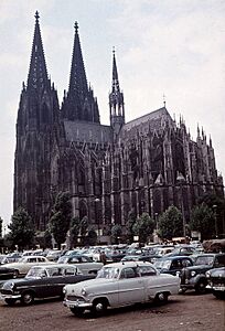 Cologne Cathedral in the early 1960s