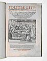De Politia litteraria illustration (Angelo Decembrio, 1540)