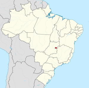 Location of Federal District in Brazil