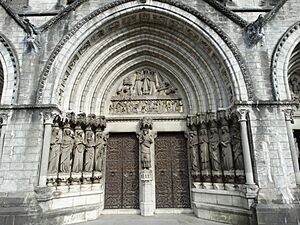 Doorway, St. Finbarre's Cathedral, Cork City.