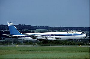 El Al 707 at Zurich 1982