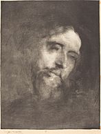Eugène Carrière, Alphonse Daudet, 1893, NGA 47651