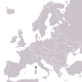 Europe location Corsica