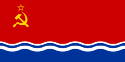 Flag of the Latvian Soviet Socialist Republic