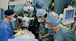 Flickr - Official U.S. Navy Imagery - Cmdr. Brice Nicholson performs cataract surgery.