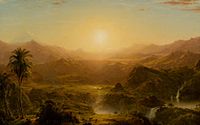 Frederic Edwin Church, The Andes of Ecuador, c. 1855, HAA