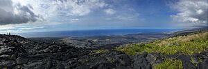 Geology Students working on east Kilauea rift zone