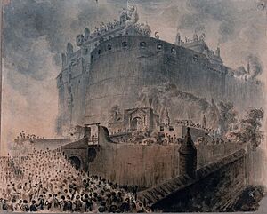 George IV at Edinburgh Castle 1822