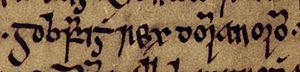 Gofraid Crobán (Oxford Bodleian Library MS Rawlinson B 488, folio 19v) 2
