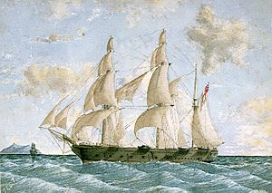 HMS Megaera in 1869