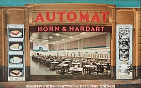 Horn & Hardart Automat New York City 57th Street